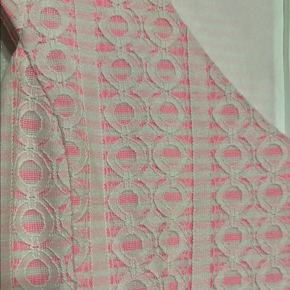 Lilly Pulitzer Gorgeous Pink Stripe and Lace Dress. Size large - Picture 3 of 7